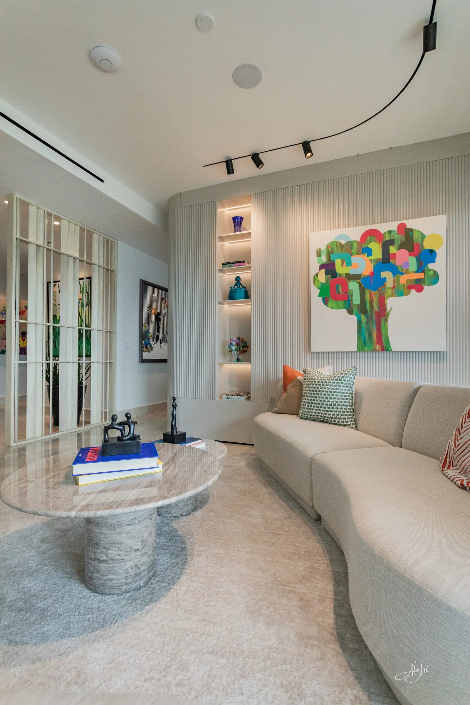Apartamento de cava y arte